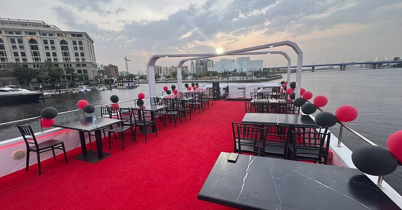 Dubai Canal Dhow Dinner Cruise With Soft Beverages And Live Shows Dubai Shafqa.com Online Shopping, Best Prices in Dubai UAE 5