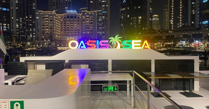 Dubai Canal Dinner Cruise With Soft Drinks! Dubai Shafqa.com Online Shopping, Best Prices in Dubai UAE 7