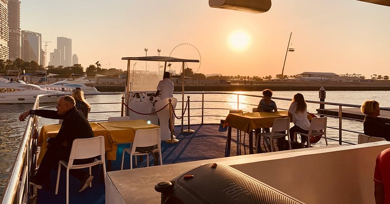 Embark On Dubais Starlit Marina Sunset/Diner Cruise For 4 People Dubai Shafqa.com Online Shopping, Best Prices in Dubai UAE 13