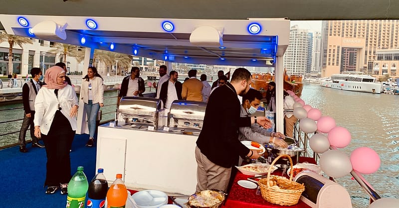 Embark On Dubais Starlit Marina Sunset/Diner Cruise For 4 People Dubai Shafqa.com Online Shopping, Best Prices in Dubai UAE 15