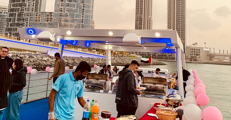 Embark On Dubais Starlit Marina Sunset/Diner Cruise For 4 People Dubai Shafqa.com Online Shopping, Best Prices in Dubai UAE 8