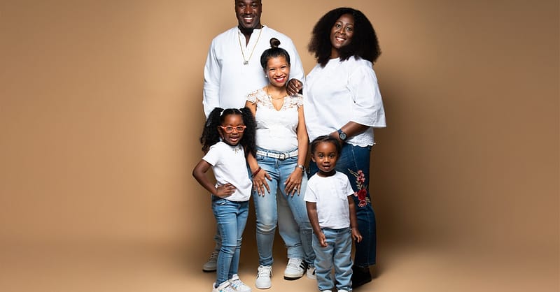 Family Photoshoot With Framed Image At Stu Studios Dubai Dubai Shafqa.com Online Shopping, Best Prices in Dubai UAE 5