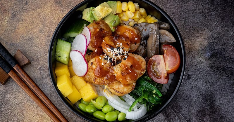 For 1,2 Or 4: Choice Of Poke Bowl 24oz W/ Classic Ice Tea Abu Dhabi Shafqa.com Online Shopping, Best Prices in Dubai UAE 11
