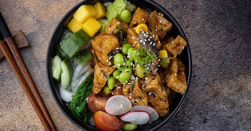 For 1,2 Or 4: Choice Of Poke Bowl 24oz W/ Classic Ice Tea Abu Dhabi Shafqa.com Online Shopping, Best Prices in Dubai UAE 12