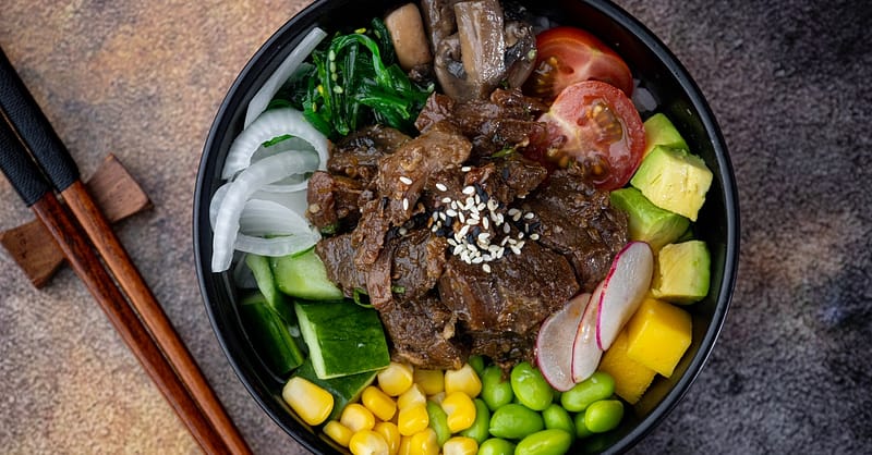 For 1,2 Or 4: Choice Of Poke Bowl 24oz W/ Classic Ice Tea Abu Dhabi Shafqa.com Online Shopping, Best Prices in Dubai UAE 4
