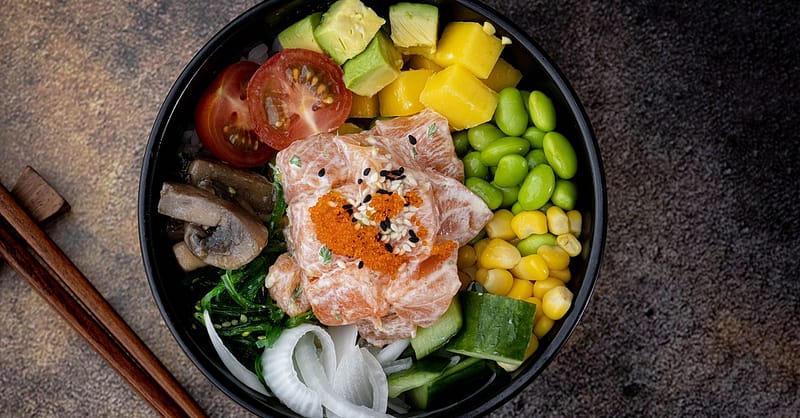 For 1,2 Or 4: Choice Of Poke Bowl 24oz W/ Classic Ice Tea Abu Dhabi Shafqa.com Online Shopping, Best Prices in Dubai UAE 5