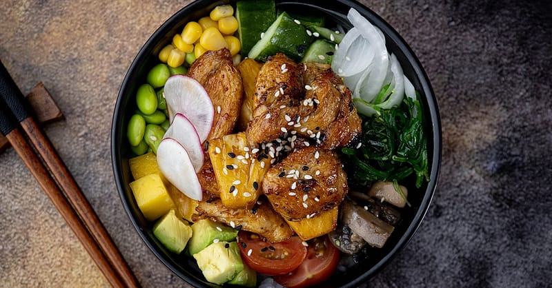 For 1,2 Or 4: Choice Of Poke Bowl 24oz W/ Classic Ice Tea Abu Dhabi Shafqa.com Online Shopping, Best Prices in Dubai UAE 10