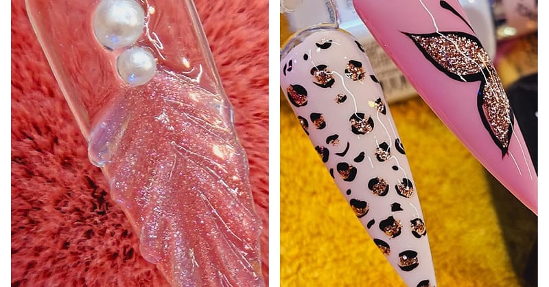 Full Acrylic Or Hard Gel Nail Extension With Normal Or Gelish Polish Dubai Shafqa.com Online Shopping, Best Prices in Dubai UAE 6
