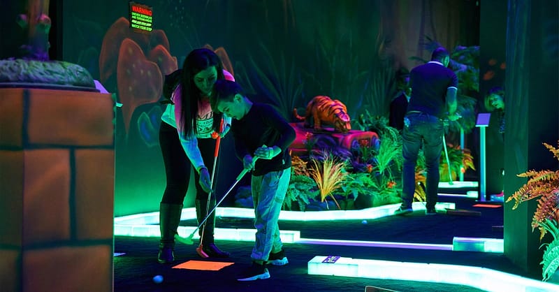 Glow Golf Experience At Mystic Golf By Tr88house @Bluewaters Island Dubai Shafqa.com Online Shopping, Best Prices in Dubai UAE 5
