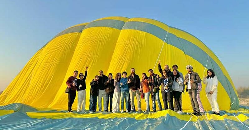 Hot Air Balloon Flight Experience At 4,000 Feet For Adult Or Child Sharjah & N. Emirates Shafqa.com Online Shopping, Best Prices in Dubai UAE 5