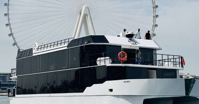 Luxury House Boat Sunset Cruise Dubai Marina At Luxury Yachts Dubai Shafqa.com Online Shopping, Best Prices in Dubai UAE 4