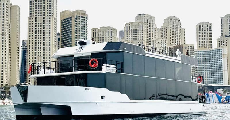 Luxury House Boat Sunset Cruise Dubai Marina At Luxury Yachts Dubai Shafqa.com Online Shopping, Best Prices in Dubai UAE 5