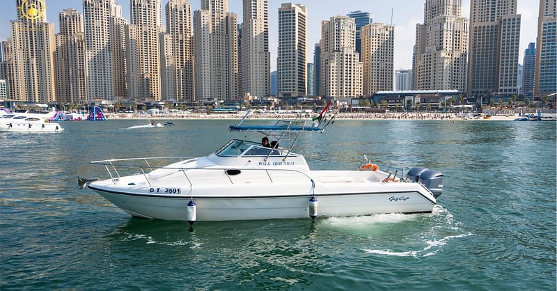 Marina Yacht Tour For Up To 8 On A 30ft Yacht/Up To 10 On A 35ft Yacht Dubai Shafqa.com Online Shopping, Best Prices in Dubai UAE 4