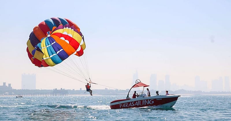 One 30-Minutes Parasailing For One Or Two Pax At Luxury Yachts Dubai Shafqa.com Online Shopping, Best Prices in Dubai UAE 3