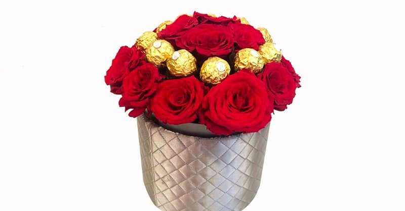 Roses With Ferrero Chocolates Dubai Shafqa.com Online Shopping, Best Prices in Dubai UAE 4