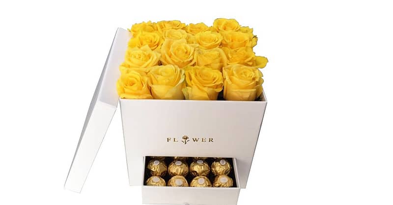 Roses With Ferrero Chocolates Dubai Shafqa.com Online Shopping, Best Prices in Dubai UAE 5