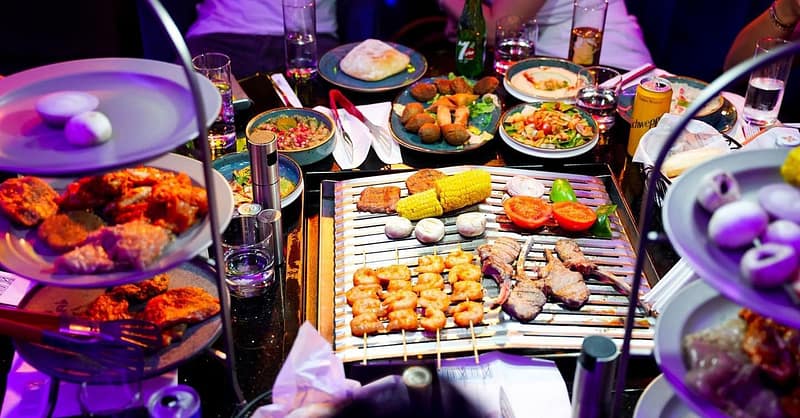Savor Charcoal Bbq With Soft Drinks For A Child Or Up To Four Adults Dubai Shafqa.com Online Shopping, Best Prices in Dubai UAE 2