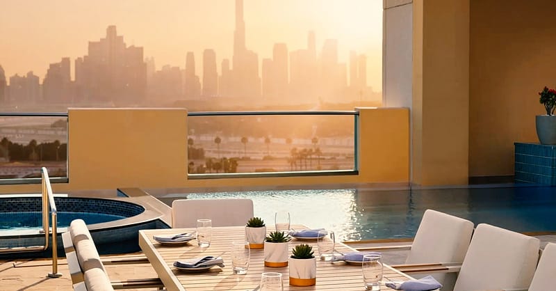Sunday Rooftop Brunch W/ Bottomless Soft Beverages At Marriott Hotel Dubai Shafqa.com Online Shopping, Best Prices in Dubai UAE 11