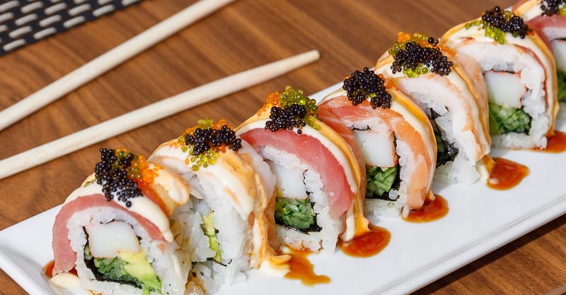 Sushi Set Menu With A Beverage At Keway Mai @ 4* City Seasons Al Hamra Abu Dhabi Shafqa.com Online Shopping, Best Prices in Dubai UAE 3