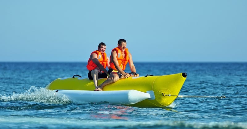 Thrilling Rides: 30-Min Inflatable Banana Or Donut-Shaped Boat Ride Dubai Shafqa.com Online Shopping, Best Prices in Dubai UAE 2