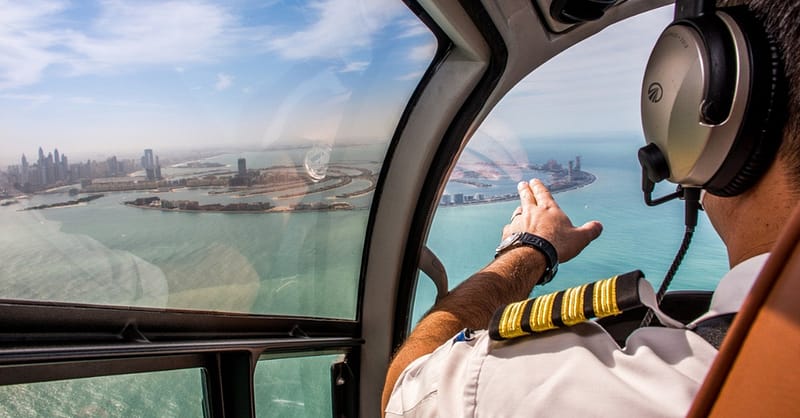 Up To One-Hour Helicopter Flying Tour At Falcon Aviation Services Dubai Shafqa.com Online Shopping, Best Prices in Dubai UAE 12