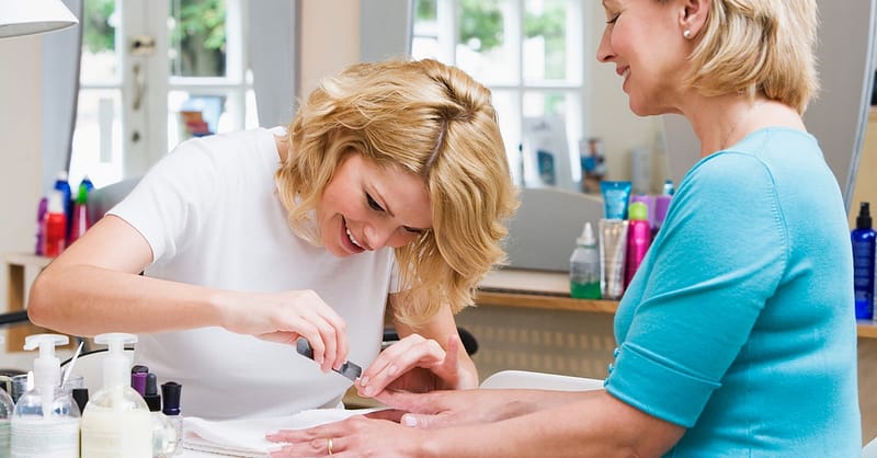 Classic Or Gelish Manicure Or/& Pedicure, Nail Extensions, Or Poly Gel Dubai Shafqa.com Online Shopping, Best Prices in Dubai UAE 2